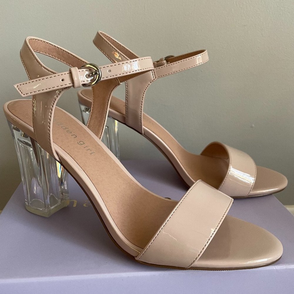 Madden Girl - Brite Sandal - Clear Heels